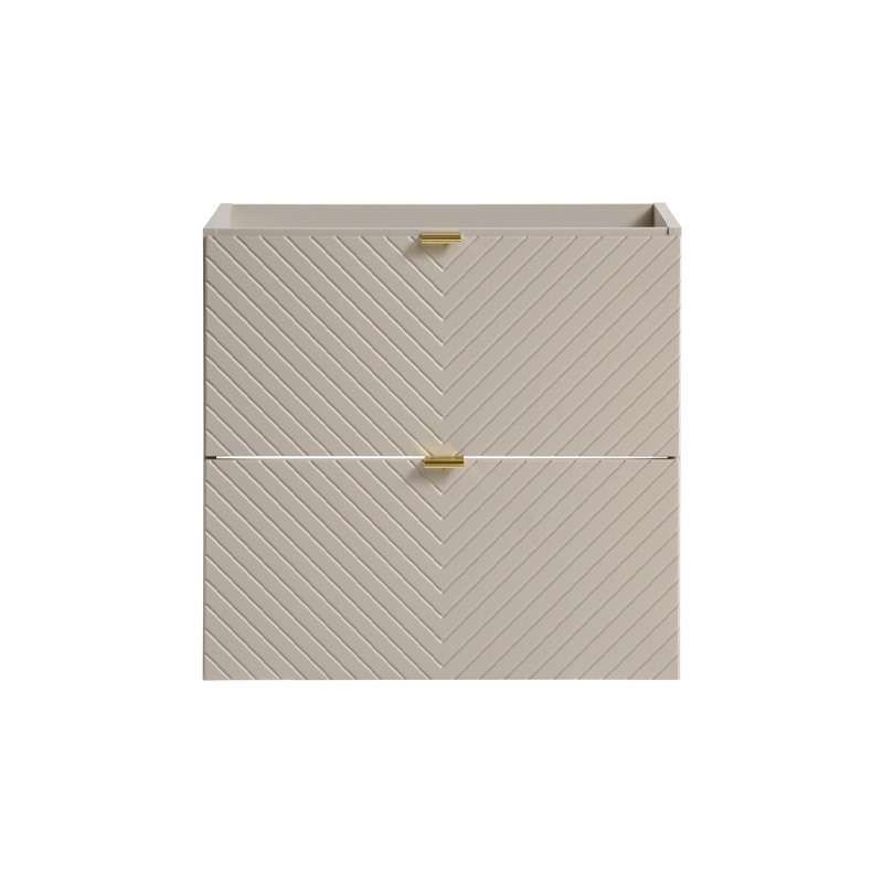 Meuble sous-vasque 60 cm 2 tiroirs Viva Cashmere